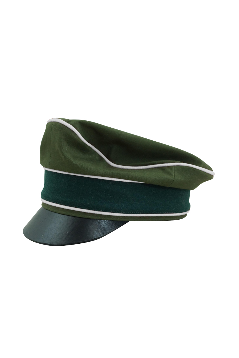 WWII German Afrikakorps Heer Infantry cotton crusher visor cap