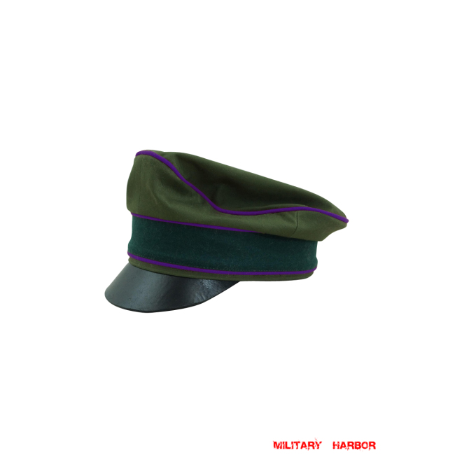 WWII German Afrikakorps Heer Chaplains cotton crusher visor cap WW2 german cap,wehrmacht cap,Afrikakorps cap,german visor cap,Chaplains Crusher cap,WWII german hat,field hat,WW2 hat,WW2 german,WWII german,german WW2 militaria,waffen ss hat,wehrmacht hat,crusher cap WW2,SS crusher cap