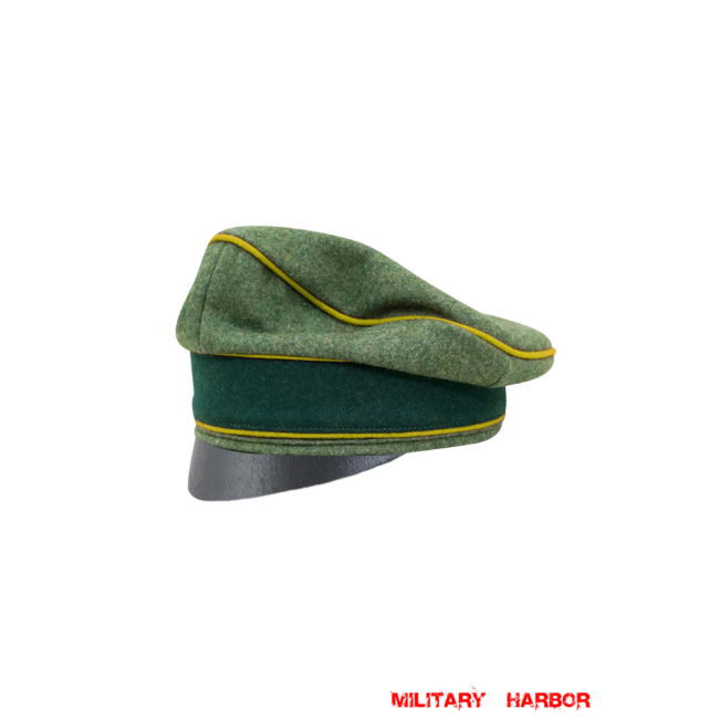 WWII German Heer Wool Signal Crusher Cap Small Visor WW2 german cap,wehrmacht cap,SS cap,german visor cap,Signal Crusher cap,WWII german hat,field hat,WW2 hat,WW2 german,WWII german,german WW2 militaria,waffen ss hat,wehrmacht hat,crusher cap WW2,SS crusher cap