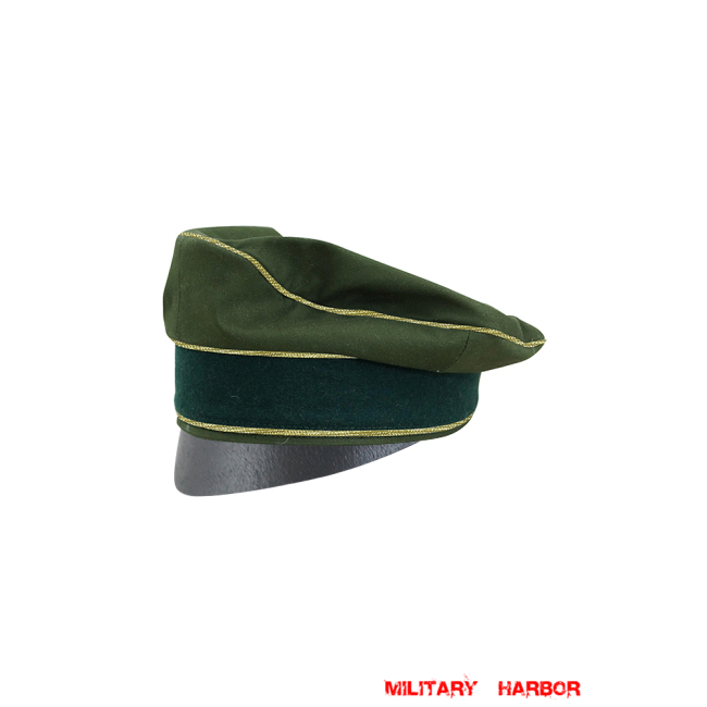 WWII German Afrikakorps Heer General cotton Crusher Cap Small Visor WW2 german cap,wehrmacht cap,Afrikakorps cap,german visor cap,general Crusher cap,WWII german hat,field hat,WW2 hat,WW2 german,WWII german,german WW2 militaria,waffen ss hat,wehrmacht hat,crusher cap WW2,SS crusher cap