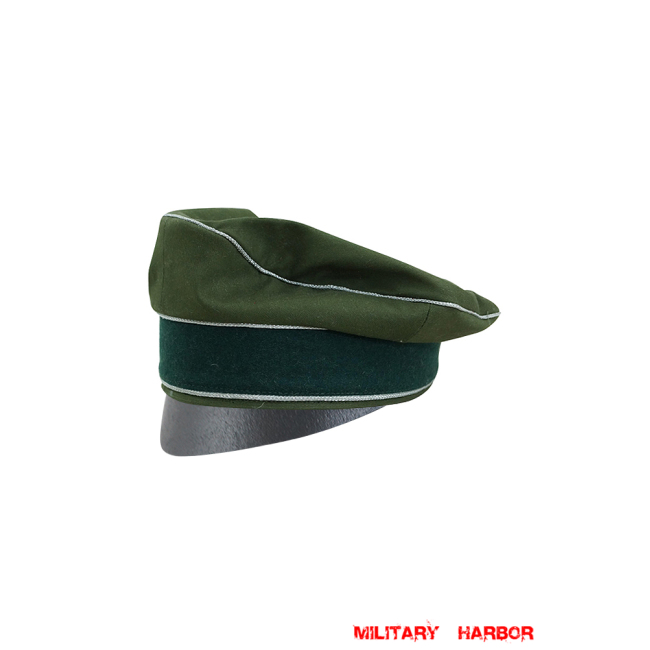 WWII German Afrikakorps Heer Officer cotton Crusher Cap Small Visor WW2 german cap,wehrmacht cap,Afrikakorps cap,german visor cap,officer Crusher cap,WWII german hat,field hat,WW2 hat,WW2 german,WWII german,german WW2 militaria,waffen ss hat,wehrmacht hat,crusher cap WW2,SS crusher cap