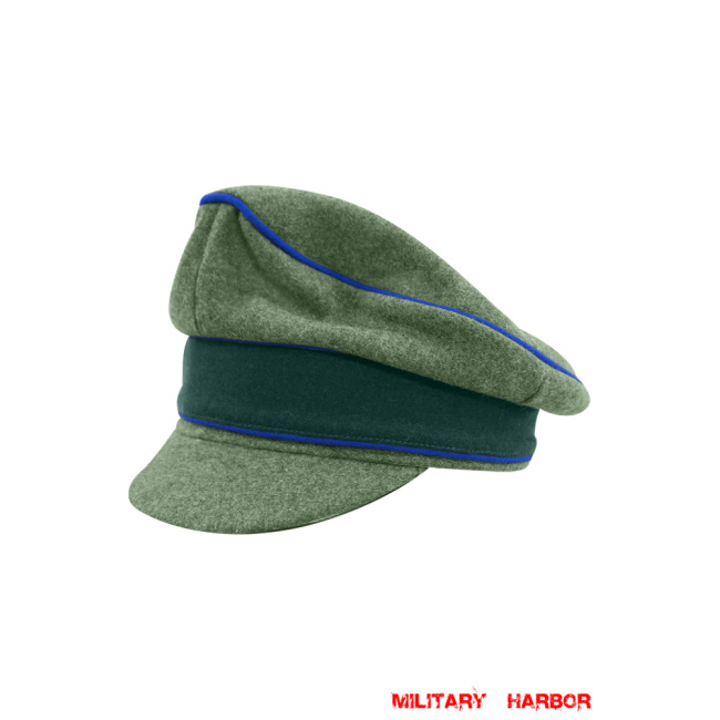 WWII German Heer M37 Wool Medical Crusher Visor Cap WW2 german cap,wehrmacht cap,SS visor cap,german visor cap,Medical Crusher cap,WWII german hat,field hat,WW2 hat,WW2 german,WWII german,german WW2 militaria,waffen ss hat,wehrmacht hat,crusher cap WW2,SS crusher cap