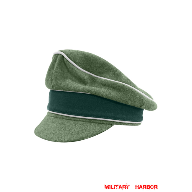 WWII German Heer M37 Wool Infantry Crusher Visor Cap WW2 german cap,wehrmacht cap,SS visor cap,german visor cap,Infantry Crusher cap,WWII german hat,field hat,WW2 hat,WW2 german,WWII german,german WW2 militaria,waffen ss hat,wehrmacht hat,crusher cap WW2,SS crusher cap