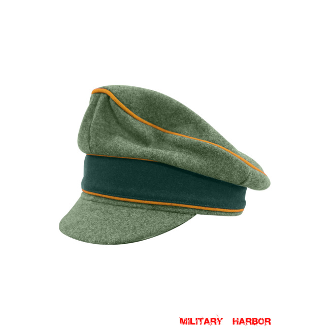 WWII German Heer M37 Wool Cavalry / Recon Crusher Visor Cap WW2 german cap,wehrmacht cap,SS visor cap,german visor cap,Cavalry Crusher cap,WWII german hat,field hat,WW2 hat,WW2 german,WWII german,german WW2 militaria,waffen ss hat,wehrmacht hat,crusher cap WW2,SS crusher cap
