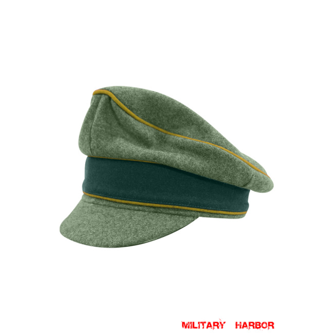 WWII German Heer M37 Wool Signal Crusher Visor Cap WW2 german cap,wehrmacht cap,SS visor cap,german visor cap,Signal Crusher cap,WWII german hat,field hat,WW2 hat,WW2 german,WWII german,german WW2 militaria,waffen ss hat,wehrmacht hat,crusher cap WW2,SS crusher cap