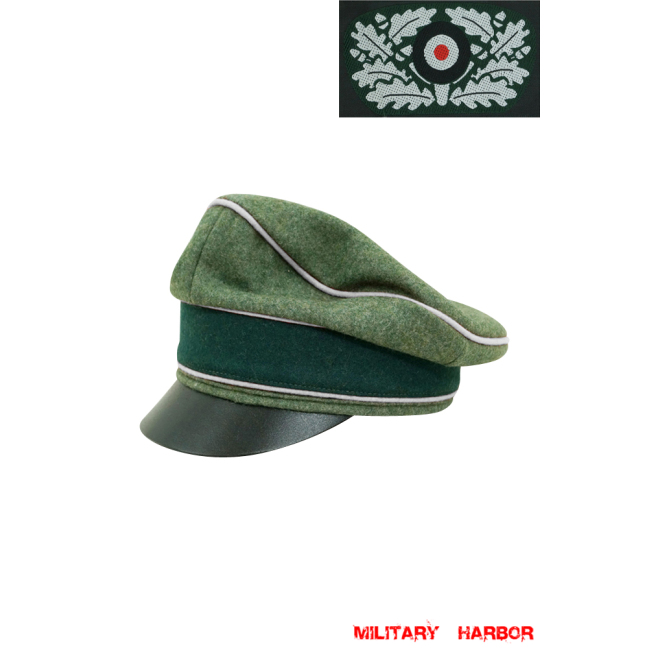 WWII German Heer Wool Infantry Crusher Visor Cap with insignia WW2 german cap,wehrmacht cap,SS cap,german visor cap,Infantry Crusher cap,WWII german hat,field hat,WW2 hat,WW2 german,WWII german,german WW2 militaria,waffen ss hat,wehrmacht hat,crusher cap WW2,SS crusher cap