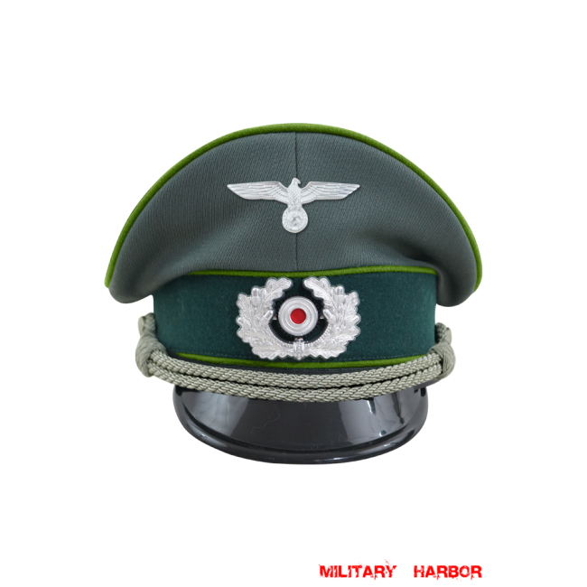 WWII German Heer Panzergrenadier officer Gabardine Visor Cap with insignia WW2 german cap,wehrmacht cap,SS cap,german visor cap,Panzergrenadier Visor cap,WWII german hat,field hat,WW2 hat,WW2 german,WWII german,german WW2 militaria,waffen ss hat,wehrmacht hat,crusher cap WW2,SS crusher cap