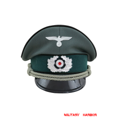 WWII German Heer Pioneer officer Gabardine Visor Cap with insignia WW2 german cap,wehrmacht cap,SS cap,german visor cap,Pioneer Visor cap,WWII german hat,field hat,WW2 hat,WW2 german,WWII german,german WW2 militaria,waffen ss hat,wehrmacht hat,crusher cap WW2,SS crusher cap