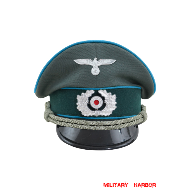 WWII German Heer Transport Unit officer Gabardine Visor Cap with insignia WW2 german cap,wehrmacht cap,SS cap,german visor cap,Transport Visor cap,WWII german hat,field hat,WW2 hat,WW2 german,WWII german,german WW2 militaria,waffen ss hat,wehrmacht hat,crusher cap WW2,SS crusher cap