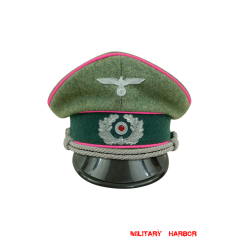 WWII German Heer Panzer officer Wool Visor Cap with insignia WW2 german cap,wehrmacht cap,SS cap,german visor cap,Panzer Visor cap,WWII german hat,field hat,WW2 hat,WW2 german,WWII german,german WW2 militaria,waffen ss hat,wehrmacht hat,crusher cap WW2,SS crusher cap