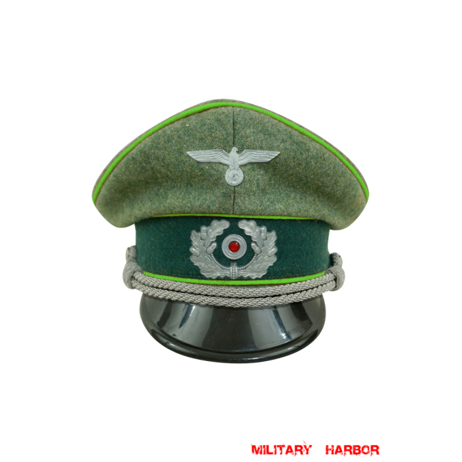 WWII German Heer Mountainer officer Wool Visor Cap with insignia WW2 german cap,wehrmacht cap,SS cap,german visor cap,Mountainer Visor cap,WWII german hat,field hat,WW2 hat,WW2 german,WWII german,german WW2 militaria,waffen ss hat,wehrmacht hat,crusher cap WW2,SS crusher cap