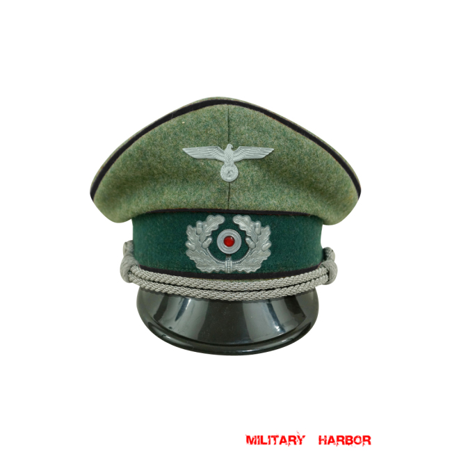 WWII German Heer Pioneer officer Wool Visor Cap with insignia WW2 german cap,wehrmacht cap,SS cap,german visor cap,Pioneer Visor cap,WWII german hat,field hat,WW2 hat,WW2 german,WWII german,german WW2 militaria,waffen ss hat,wehrmacht hat,crusher cap WW2,SS crusher cap