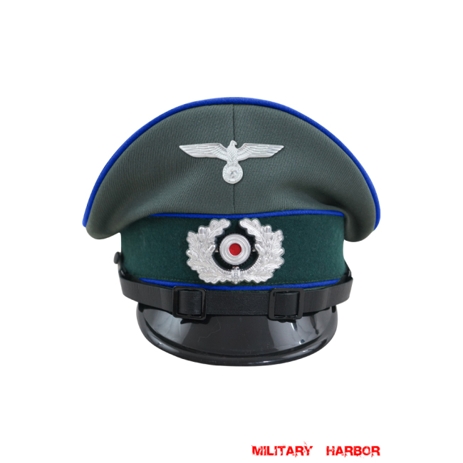 WWII German Heer Medical EM & NCO Gabardine Visor Cap with insignia WW2 german cap,wehrmacht cap,SS cap,german visor cap,Medical Visor cap,WWII german hat,field hat,WW2 hat,WW2 german,WWII german,german WW2 militaria,waffen ss hat,wehrmacht hat,crusher cap WW2,SS crusher cap