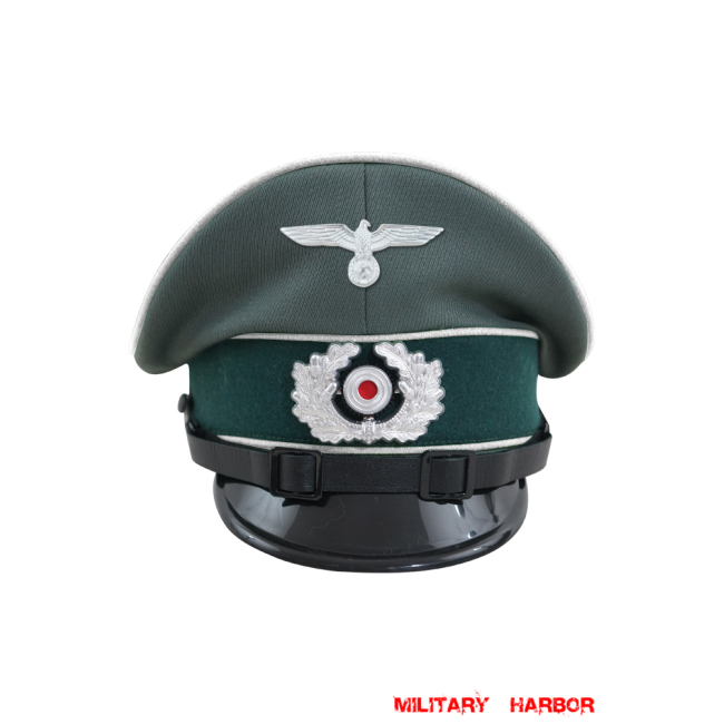 WWII German Heer Infantry EM & NCO Gabardine Visor Cap with insignia WW2 german cap,wehrmacht cap,SS cap,german visor cap,Infantry Visor cap,WWII german hat,field hat,WW2 hat,WW2 german,WWII german,german WW2 militaria,waffen ss hat,wehrmacht hat,crusher cap WW2,SS crusher cap