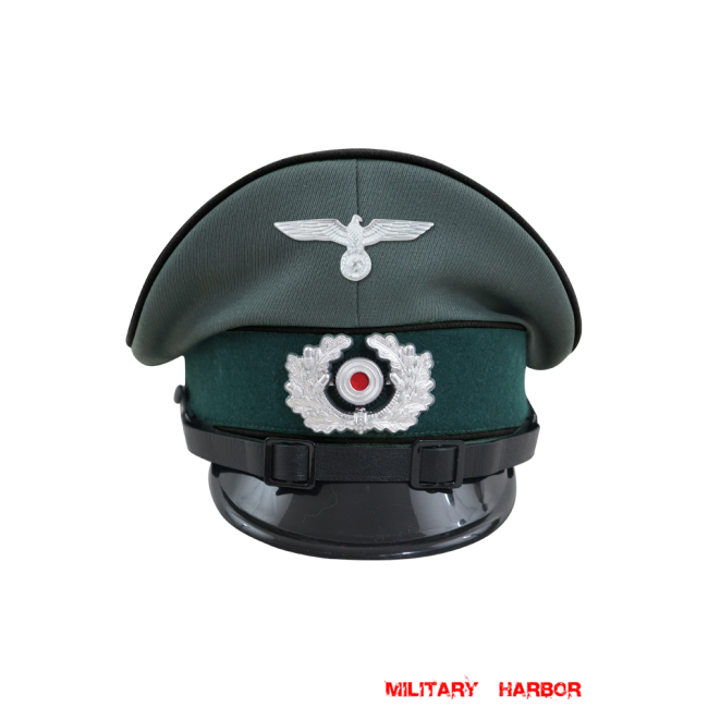 WWII German Heer Pioneer EM & NCO Gabardine Visor Cap with insignia WW2 german cap,wehrmacht cap,SS cap,german visor cap,Pioneer Visor cap,WWII german hat,field hat,WW2 hat,WW2 german,WWII german,german WW2 militaria,waffen ss hat,wehrmacht hat,crusher cap WW2,SS crusher cap
