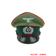 WWII German Heer Artillery EM & NCO Wool Visor Cap with insignia WW2 german cap,wehrmacht cap,SS cap,german visor cap,Artillery Visor cap,WWII german hat,field hat,WW2 hat,WW2 german,WWII german,german WW2 militaria,waffen ss hat,wehrmacht hat,crusher cap WW2,SS crusher cap