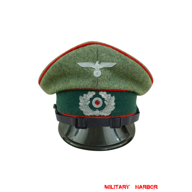 WWII German Heer Artillery EM & NCO Wool Visor Cap with insignia WW2 german cap,wehrmacht cap,SS cap,german visor cap,Artillery Visor cap,WWII german hat,field hat,WW2 hat,WW2 german,WWII german,german WW2 militaria,waffen ss hat,wehrmacht hat,crusher cap WW2,SS crusher cap