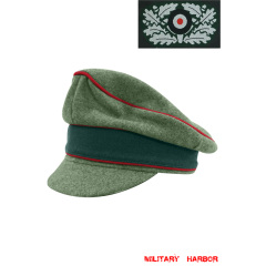 WWII German Heer M37 Wool Artillery Crusher Visor Cap with insignia WW2 german cap,wehrmacht cap,SS visor cap,german visor cap,Artillery Crusher cap,WWII german hat,field hat,WW2 hat,WW2 german,WWII german,german WW2 militaria,waffen ss hat,wehrmacht hat,crusher cap WW2,SS crusher cap