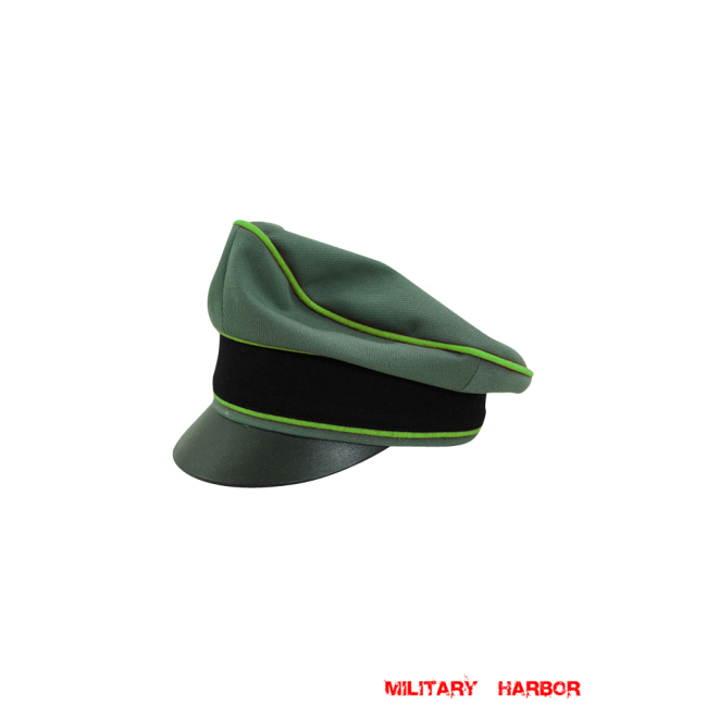 WWII German Waffen SS Gabardine Mountainer Crusher Visor Cap WW2 german cap,wehrmacht cap,SS visor cap,german visor cap,Mountainer Crusher cap,WWII german hat,field hat,WW2 hat,WW2 german,WWII german,german WW2 militaria,waffen ss hat,wehrmacht hat,crusher cap WW2,SS crusher cap