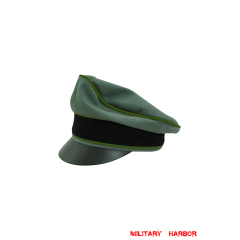 WWII German Waffen SS Gabardine Panzergrenadier Crusher Visor Cap WW2 german cap,wehrmacht cap,SS visor cap,german visor cap,Panzergrenadier Crusher cap,WWII german hat,field hat,WW2 hat,WW2 german,WWII german,german WW2 militaria,waffen ss hat,wehrmacht hat,crusher cap WW2,SS crusher cap