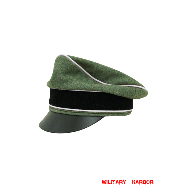 WWII German Waffen SS Wool Infantry Crusher Visor Cap WW2 german cap,wehrmacht cap,SS visor cap,german visor cap,Infantry Crusher cap,WWII german hat,field hat,WW2 hat,WW2 german,WWII german,german WW2 militaria,waffen ss hat,wehrmacht hat,crusher cap WW2,SS crusher cap