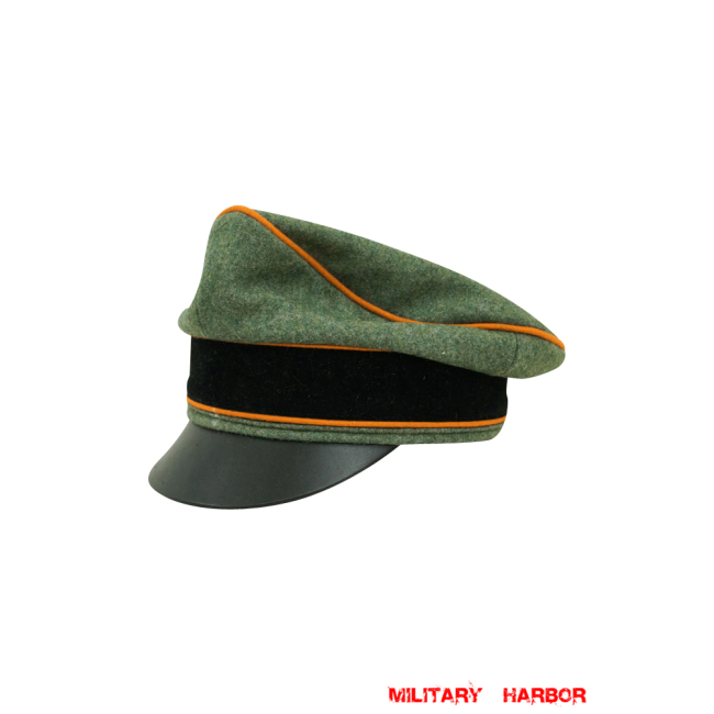 WWII German Waffen SS Wool Field Police Crusher Visor Cap WW2 german cap,wehrmacht cap,SS visor cap,german visor cap,Field Police Crusher cap,WWII german hat,field hat,WW2 hat,WW2 german,WWII german,german WW2 militaria,waffen ss hat,wehrmacht hat,crusher cap WW2,SS crusher cap