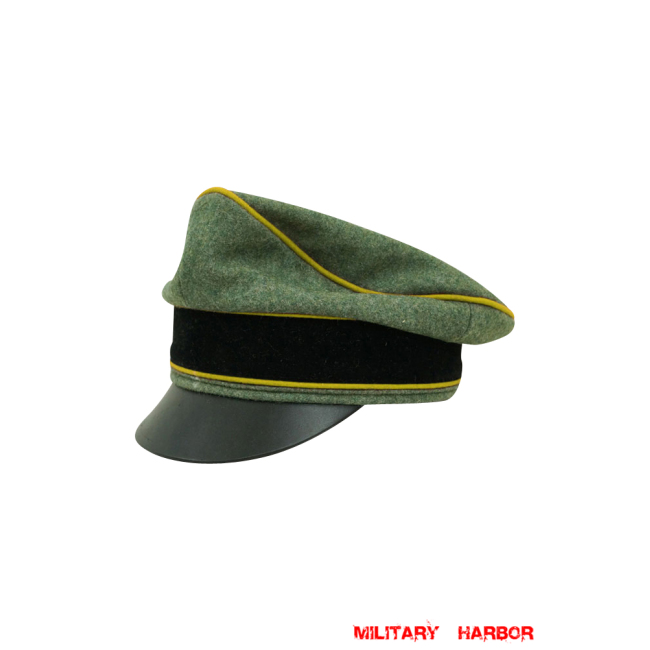 WWII German Waffen SS Wool Signal Crusher Visor Cap WW2 german cap,wehrmacht cap,SS visor cap,german visor cap,Signal Crusher cap,WWII german hat,field hat,WW2 hat,WW2 german,WWII german,german WW2 militaria,waffen ss hat,wehrmacht hat,crusher cap WW2,SS crusher cap