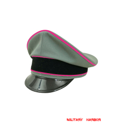 WWII German Waffen SS Panzer officer Gabardine Visor cap WW2 german cap,wehrmacht cap,SS visor cap,german visor cap,Panzer Visor cap,WWII german hat,field hat,WW2 hat,WW2 german,WWII german,german WW2 militaria,waffen ss hat,wehrmacht hat,crusher cap WW2,SS crusher cap