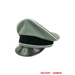 WWII German Waffen SS Infantry officer Gabardine Visor cap WW2 german cap,wehrmacht cap,SS visor cap,german visor cap,Infantry Visor cap,WWII german hat,field hat,WW2 hat,WW2 german,WWII german,german WW2 militaria,waffen ss hat,wehrmacht hat,crusher cap WW2,SS crusher cap