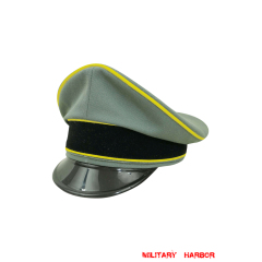 WWII German Waffen SS Signal officer Gabardine Visor cap WW2 german cap,wehrmacht cap,SS visor cap,german visor cap,Signal Visor cap,WWII german hat,field hat,WW2 hat,WW2 german,WWII german,german WW2 militaria,waffen ss hat,wehrmacht hat,crusher cap WW2,SS crusher cap