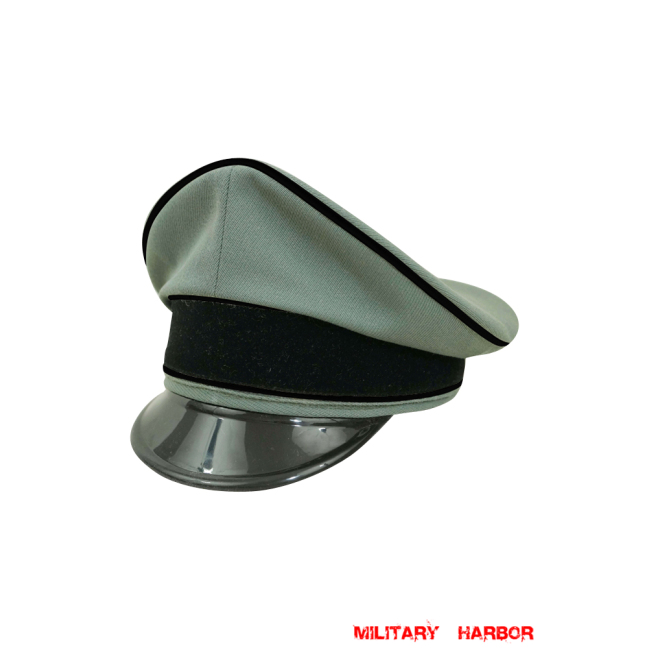 WWII German Waffen SS Pioneer officer Gabardine Visor cap WW2 german cap,wehrmacht cap,SS visor cap,german visor cap,Pioneer Visor cap,WWII german hat,field hat,WW2 hat,WW2 german,WWII german,german WW2 militaria,waffen ss hat,wehrmacht hat,crusher cap WW2,SS crusher cap