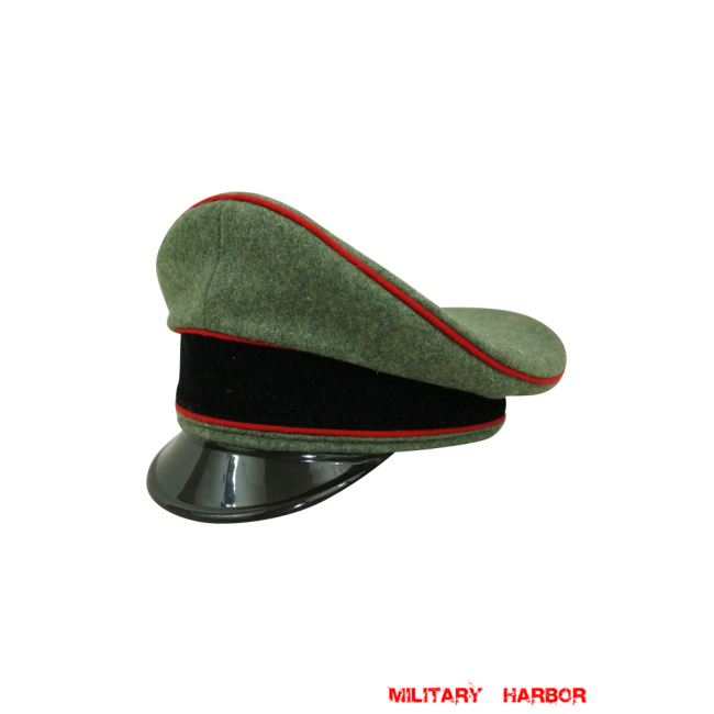WWII German Waffen SS Artillery officer Wool Visor cap WW2 german cap,wehrmacht cap,SS visor cap,german visor cap,Artillery Visor cap,WWII german hat,field hat,WW2 hat,WW2 german,WWII german,german WW2 militaria,waffen ss hat,wehrmacht hat,crusher cap WW2,SS crusher cap