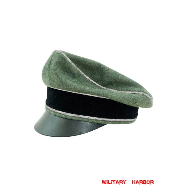 WWII German Waffen SS Officer wool Crusher Visor Cap WW2 german cap,wehrmacht cap,SS visor cap,german visor cap,Reichsfuhrer Crusher cap,WWII german hat,field hat,WW2 hat,WW2 german,WWII german,german WW2 militaria,waffen ss hat,wehrmacht hat,crusher cap WW2,SS crusher cap