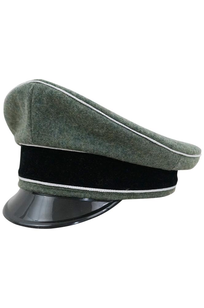 WWII German Waffen SS Officer wool Visor Cap