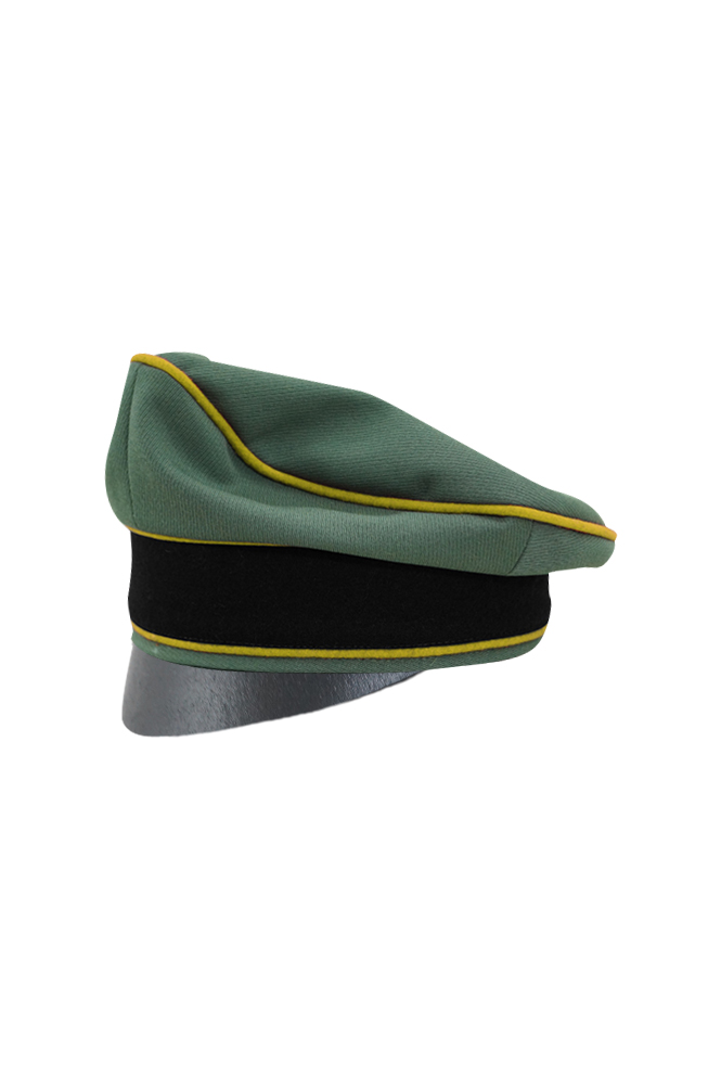 WWII German Waffen SS Gabardine Signal Crusher Cap Small Visor