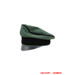 WWII German Waffen SS Gabardine Pioneer Crusher Cap Small Visor WW2 german cap,wehrmacht cap,SS visor cap,german visor cap,Pioneer Crusher cap,WWII german hat,field hat,WW2 hat,WW2 german,WWII german,german WW2 militaria,waffen ss hat,wehrmacht hat,crusher cap WW2,SS crusher cap