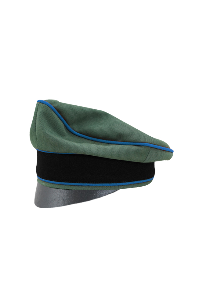 WWII German Waffen SS Gabardine Transport Unit Crusher Cap Small Visor