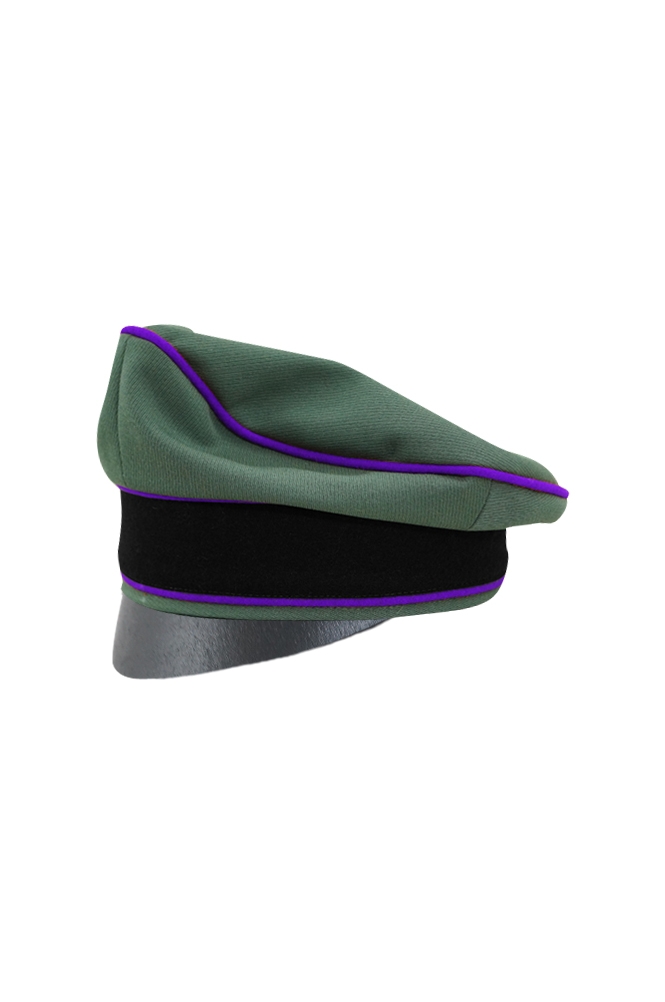 WWII German Waffen SS Gabardine Chaplains Crusher Cap Small Visor