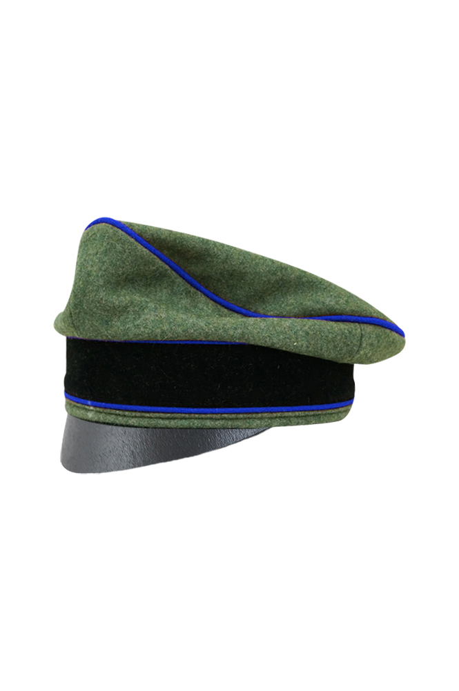 WWII German Waffen SS Wool Medical Crusher Cap Small Visor