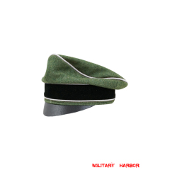 WWII German Waffen SS Wool Infantry Crusher Cap Small Visor WW2 german cap,wehrmacht cap,SS visor cap,german visor cap,Infantry Crusher cap,WWII german hat,field hat,WW2 hat,WW2 german,WWII german,german WW2 militaria,waffen ss hat,wehrmacht hat,crusher cap WW2,SS crusher cap
