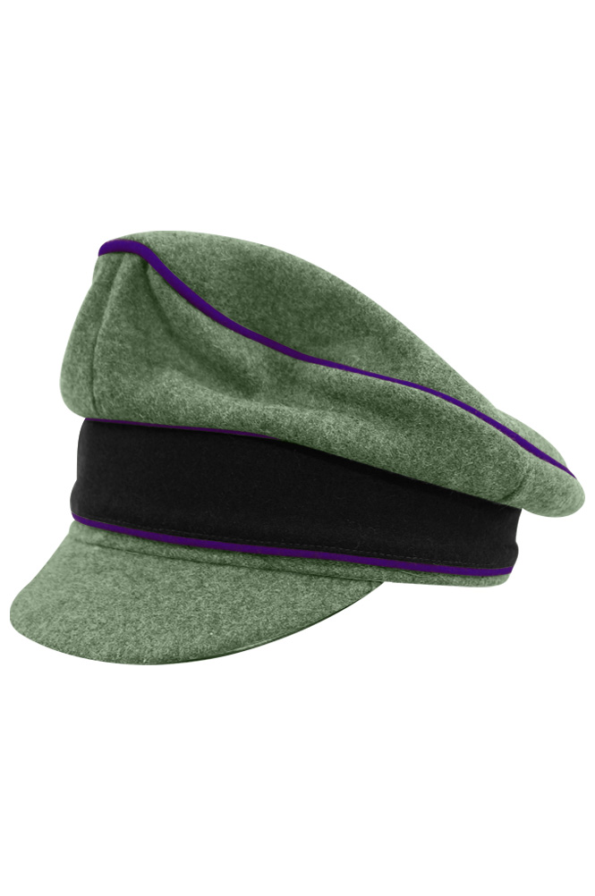 WW2 german cap,wehrmacht cap,SS visor cap,german visor cap,Chaplains Crusher cap,WWII german hat,field hat,WW2 hat,WW2 german,WWII german,german WW2 militaria,waffen ss hat,wehrmacht hat,crusher cap WW2,SS crusher cap