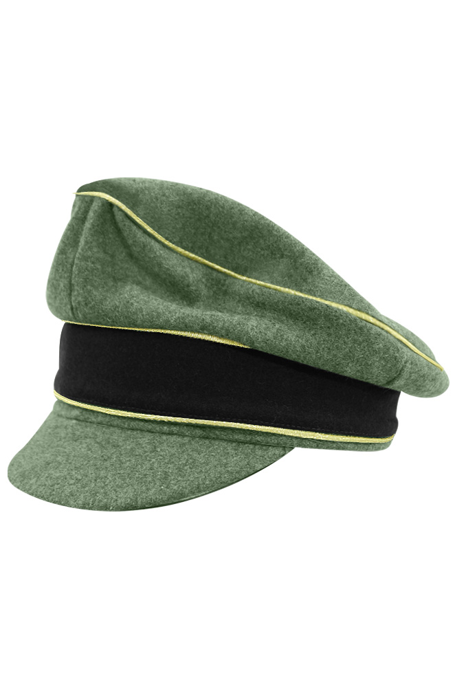 WW2 german cap,wehrmacht cap,SS visor cap,german visor cap,Reichsfuhrer Crusher Cap,WWII german hat,field hat,WW2 hat,WW2 german,WWII german,german WW2 militaria,waffen ss hat,wehrmacht hat,crusher cap WW2,SS crusher cap