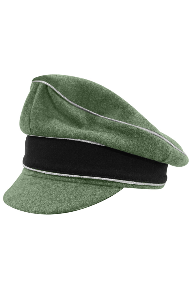 WW2 german cap,wehrmacht cap,SS visor cap,german visor cap,Reichsfuhrer Crusher Cap,WWII german hat,field hat,WW2 hat,WW2 german,WWII german,german WW2 militaria,waffen ss hat,wehrmacht hat,crusher cap WW2,SS crusher cap