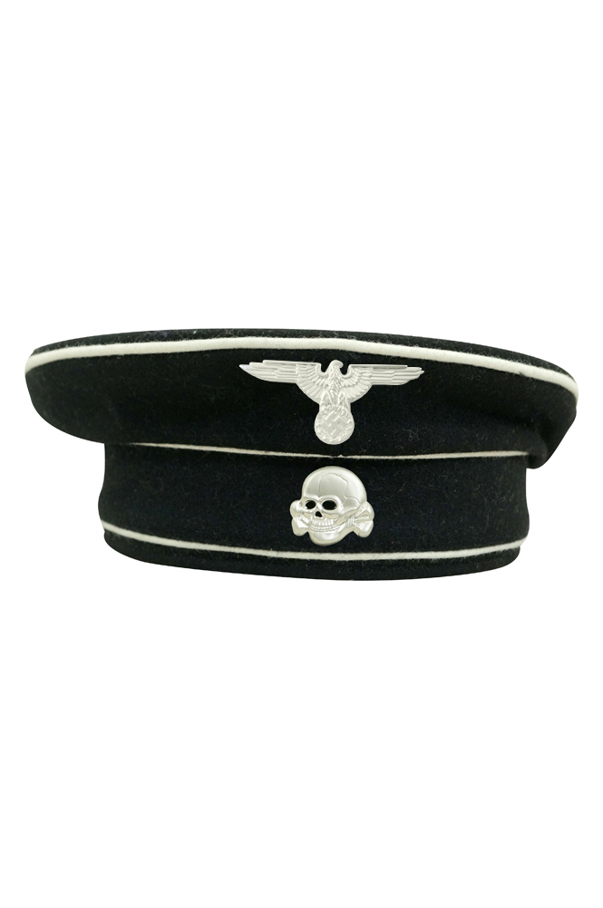 WW2 german cap,wehrmacht cap,SS visor cap,german visor cap,Allgemeine cap,WWII german hat,field hat,WW2 hat,WW2 german,WWII german,german WW2 militaria,waffen ss hat,wehrmacht hat,crusher cap WW2,SS crusher cap