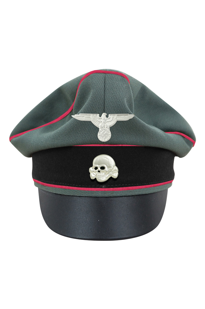 WW2 german cap,wehrmacht cap,SS visor cap,german visor cap,Panzer Crusher cap,WWII german hat,field hat,WW2 hat,WW2 german,WWII german,german WW2 militaria,waffen ss hat,wehrmacht hat,crusher cap WW2,SS crusher cap