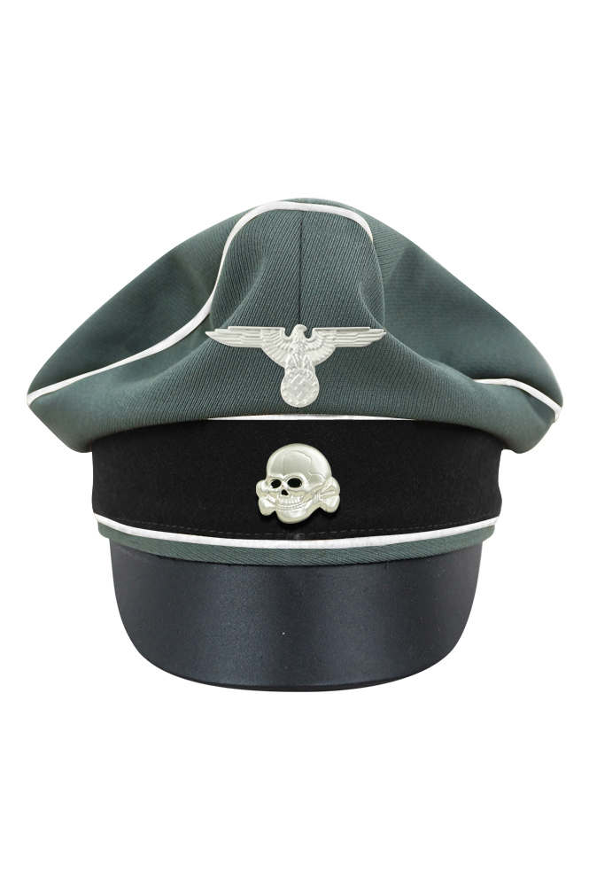 WW2 german cap,wehrmacht cap,SS visor cap,german visor cap,Infantry Crusher cap,WWII german hat,field hat,WW2 hat,WW2 german,WWII german,german WW2 militaria,waffen ss hat,wehrmacht hat,crusher cap WW2,SS crusher cap