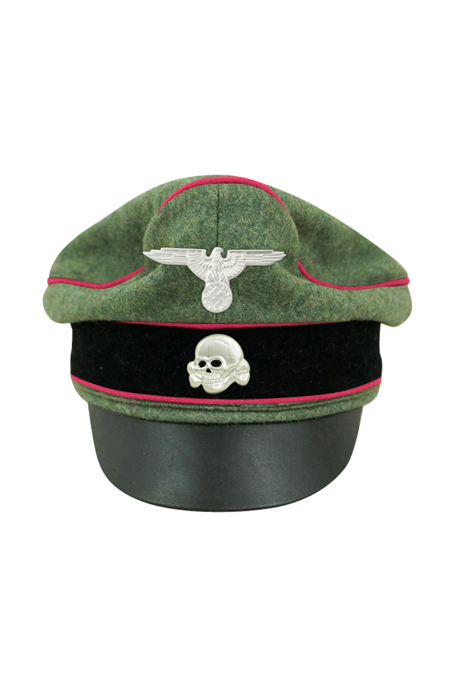 WW2 german cap,wehrmacht cap,SS visor cap,german visor cap,Panzer Crusher cap,WWII german hat,field hat,WW2 hat,WW2 german,WWII german,german WW2 militaria,waffen ss hat,wehrmacht hat,crusher cap WW2,SS crusher cap