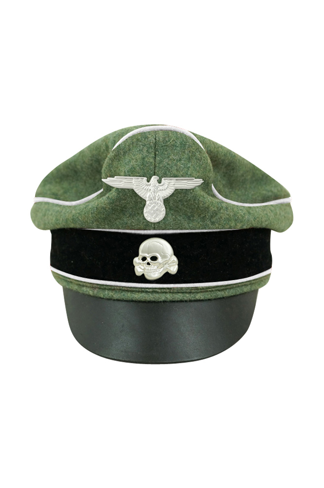 WW2 german cap,wehrmacht cap,SS visor cap,german visor cap,Infantry Crusher cap,WWII german hat,field hat,WW2 hat,WW2 german,WWII german,german WW2 militaria,waffen ss hat,wehrmacht hat,crusher cap WW2,SS crusher cap