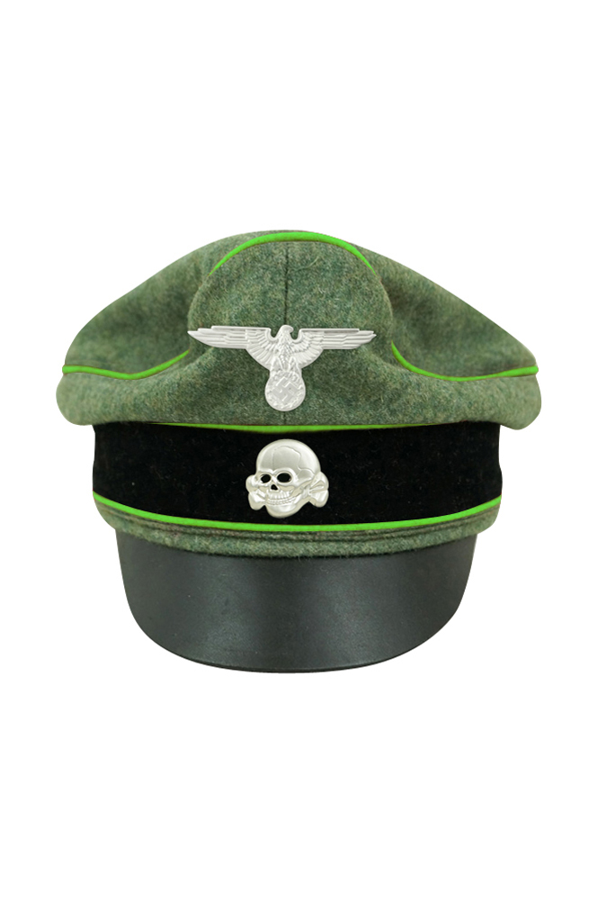 WW2 german cap,wehrmacht cap,SS visor cap,german visor cap,Mountainer Crusher cap,WWII german hat,field hat,WW2 hat,WW2 german,WWII german,german WW2 militaria,waffen ss hat,wehrmacht hat,crusher cap WW2,SS crusher cap