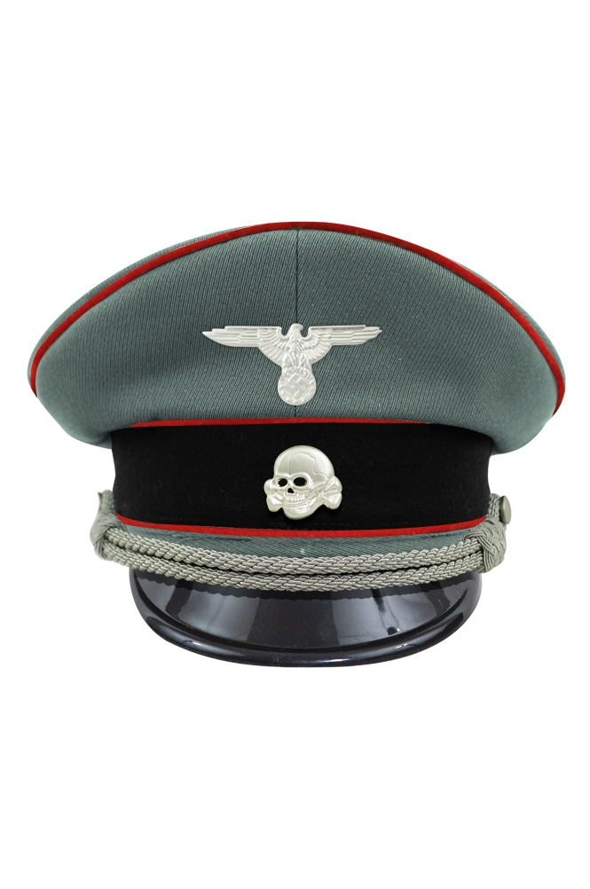WW2 german cap,wehrmacht cap,SS visor cap,german visor cap,Artillery Visor cap,WWII german hat,field hat,WW2 hat,WW2 german,WWII german,german WW2 militaria,waffen ss hat,wehrmacht hat,crusher cap WW2,SS crusher cap
